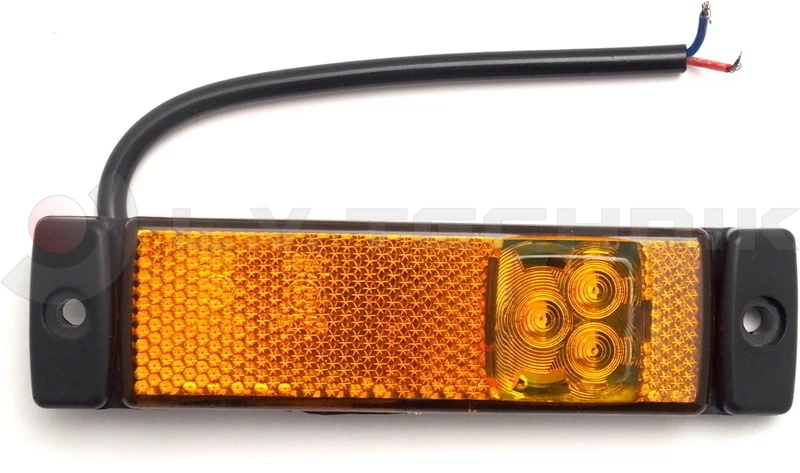Helyzetjelző 3LED sárga LD128 24V
