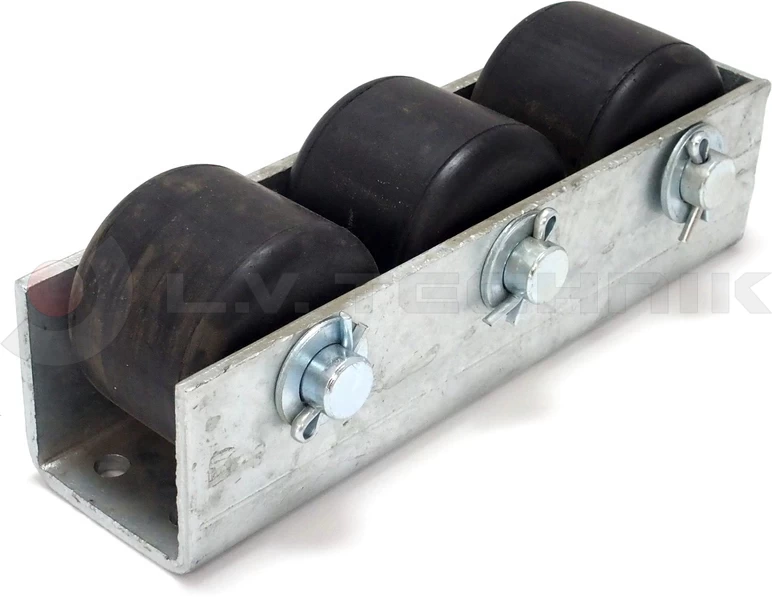 Vertical roller bumpers (triple) with zinc plated housing