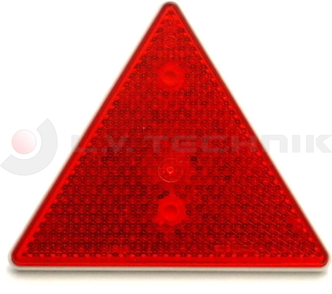Prism warning triangle red