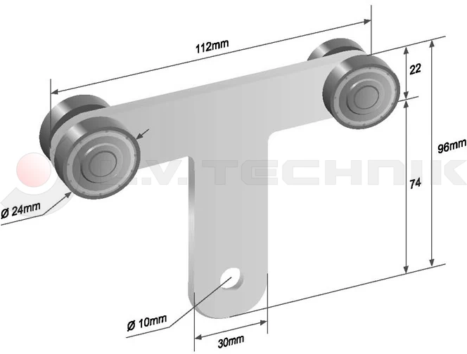 Görgő 24mm EDSCHA 38048420