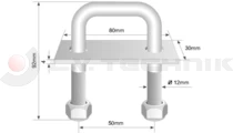 Lashing ring 90mm