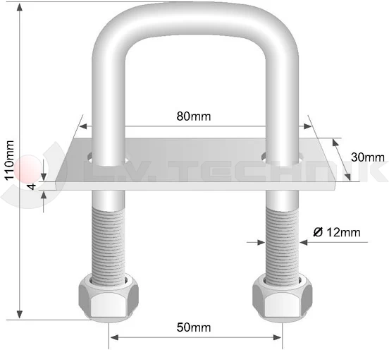 Rögzítő fül 110mm