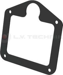 Gasket for recessed lock