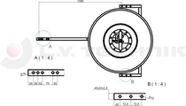 Wheel carrier for 385/65 R22,5 light