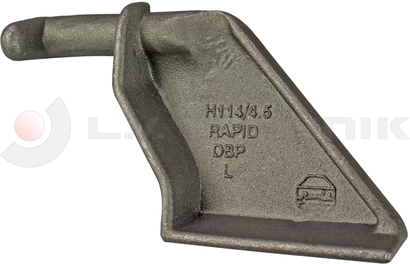 Tipper lock H-114/4,5 pin left