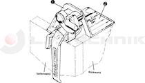 Tipper lock H-114/4,5 clamp left