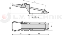 Shovel holder 40-60mm 