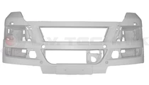 Primerized front bumper (white) with lampwashing housing with ACC MAN TGX