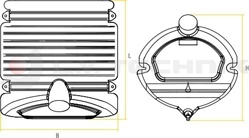 Water tank 30l with soap dispenser