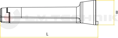 Plastic fixing support for chock G46