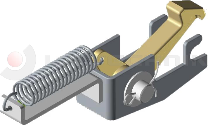 Automatic lock for rear sideboard 3,5t