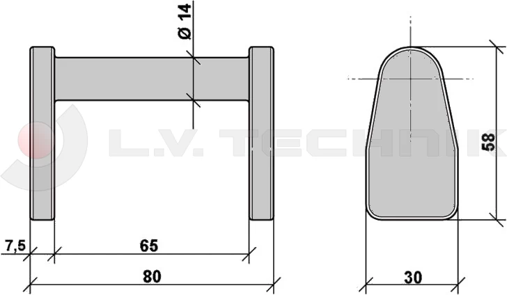 Slip for automatic rear lock 3,5t