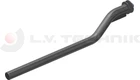 Mudguard support tube curved 42/750mm 1 screw