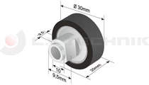 Roller 30mm EDSCHA