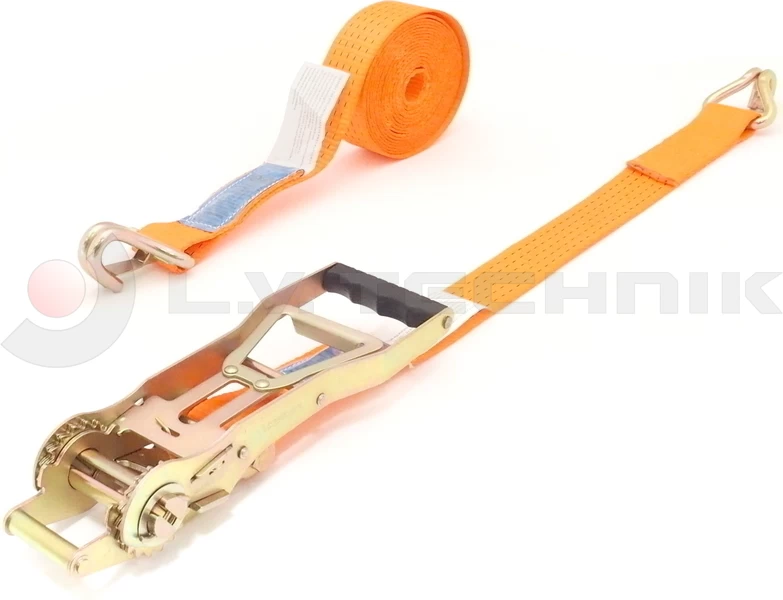 Lashing strap 5t 8,3m ERGO 80cm with safety hook
