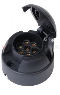 Plastic socket 12V 7 pin
