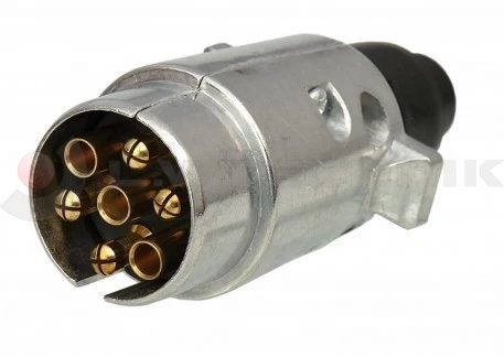 Elektromos csatlakozó fém 12V 7P