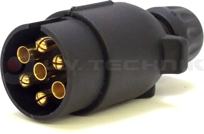 Plastic plug 12V 7 pin