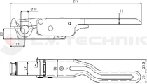 Tipper lock 664N IT right