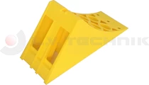 Homologated Yellow Plastic Chock New 335x122x147 with metal insertion