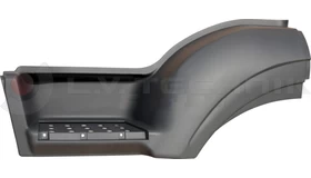 Footstep mudguard left