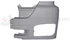 Corner bumper (grey) high Mercedes Axor Mega left