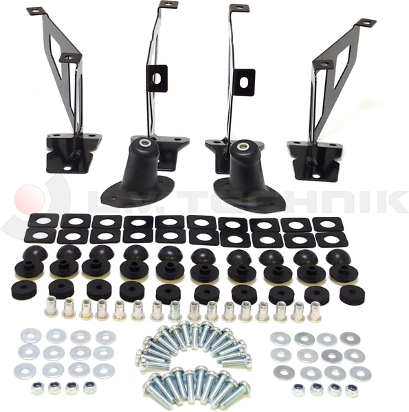 Sun visor bracket set Mercedes Actros MP4 BigSpace/GigaSpace