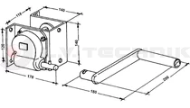 Winch with reduction gear