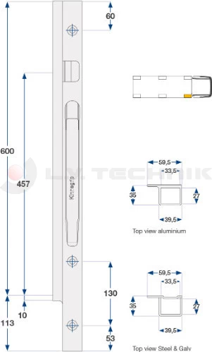 Rakonca Kinnegrip K20 600 első jobb