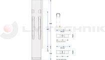 Pillar Kinnegrip K20 600 rear