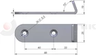 Excenteres feszítőzár 88x25 zseb