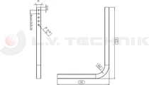 Lateral protection holder fix 3,5t