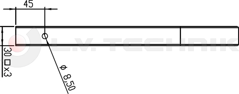 Lateral protection holder fix 3,5t