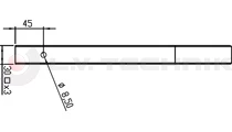 Lateral protection holder fix 3,5t