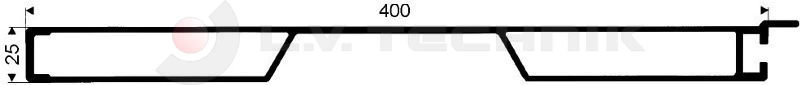 Alu profile 400mm