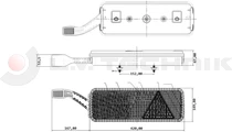 Tail lamp 24V LED left