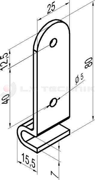 Lock pocket 86x24