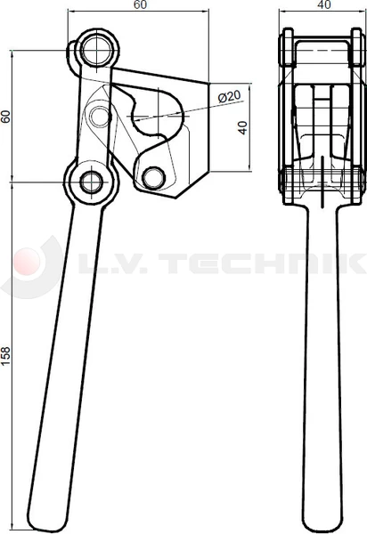 Tipper lock