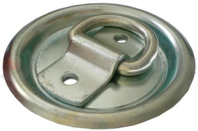 Lashing ring with plate