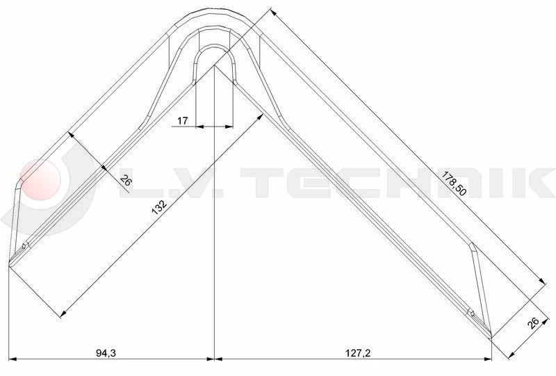 Corner protector XL – 65mm K-Factor 1,8