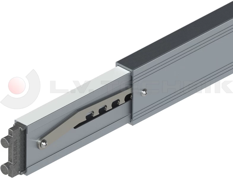 Support beam with double pin