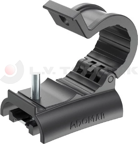 Mudguard bracket plastic adjustable 42mm hinge
