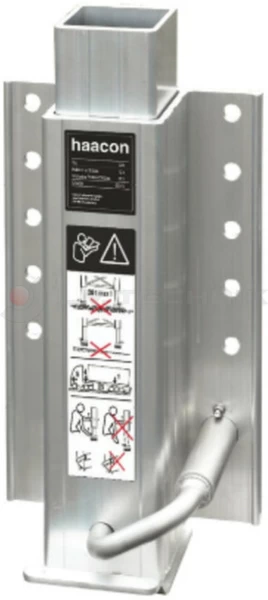 Támaszláb alumínium csapos 520mm Haacon