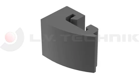 Double jointed hinge PWP plastic inlay