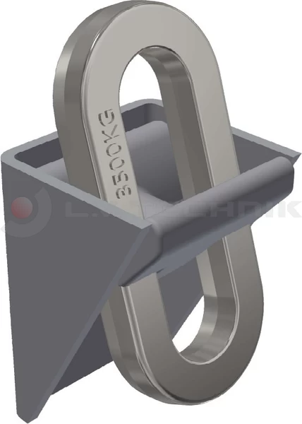 Lashing ring with housing 3500daN