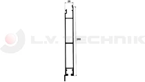 Alu profile 200mm lower Eurolock