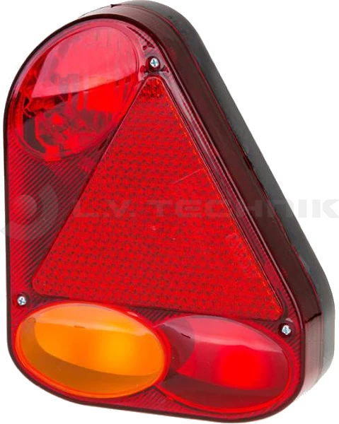 Right lamp with a fog light right