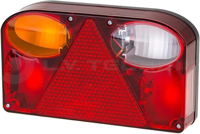 Left lamp with a reversing light left