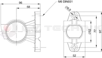 3-functional LED side marker  left