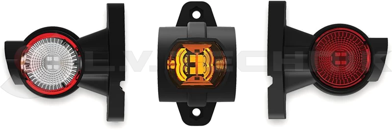 3-functional LED side marker right
